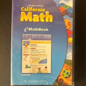 California Math - Lesson 3 eMathBook (DVD-ROM) New Sealed